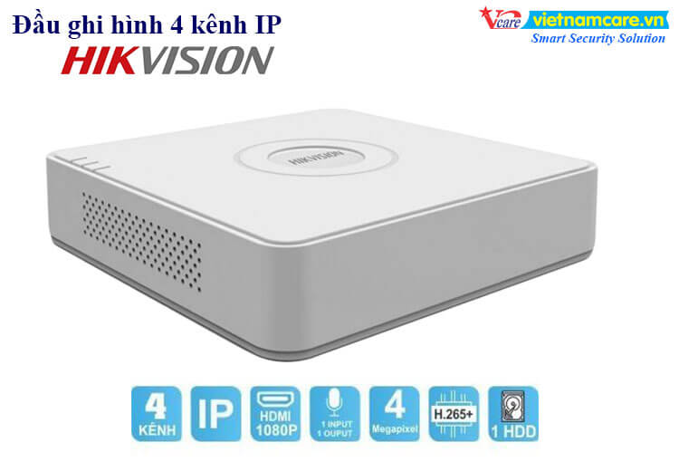 Đầu ghi hình 4 kênh IP HIKVISION DS-7104NI-Q1