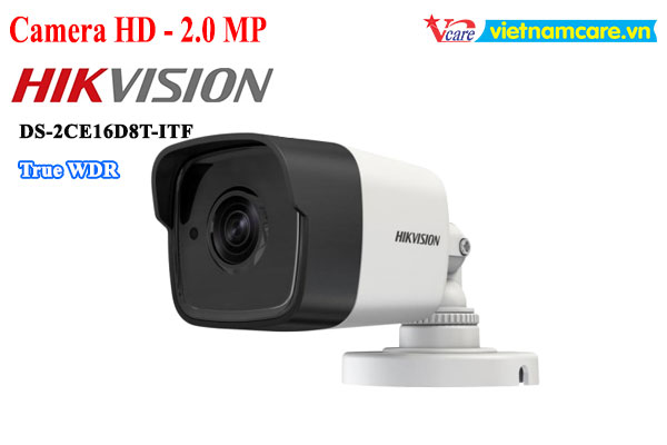 Camera Thân HD-TVI 2.0 Megapixel HIKVISION DS-2CE16D8T-ITF
