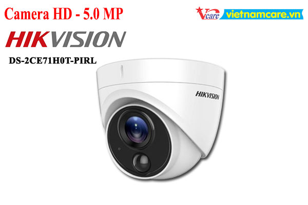 Camera Dome HD-TVI hồng ngoại 5.0 Megapixel HIKVISION DS-2CE71H0T-PIRL