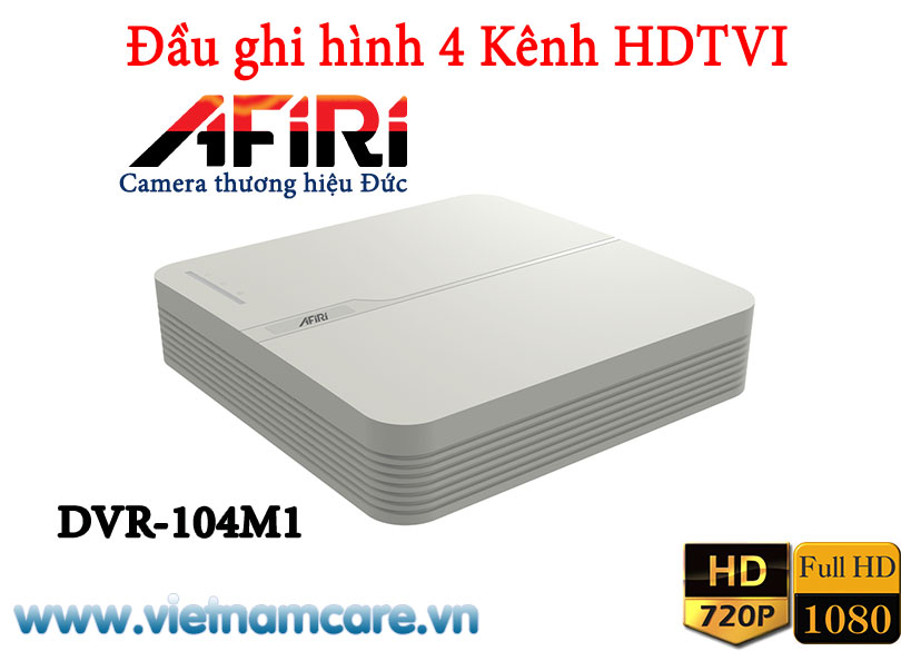 Đầu ghi hình HD-TVI 4 kênh AFIRI DVR-104M1