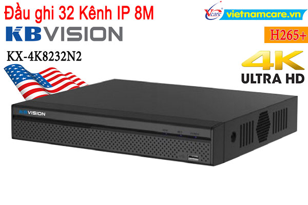 Đầu ghi hình camera IP 32 kênh KBVISION KX-4K8232N2