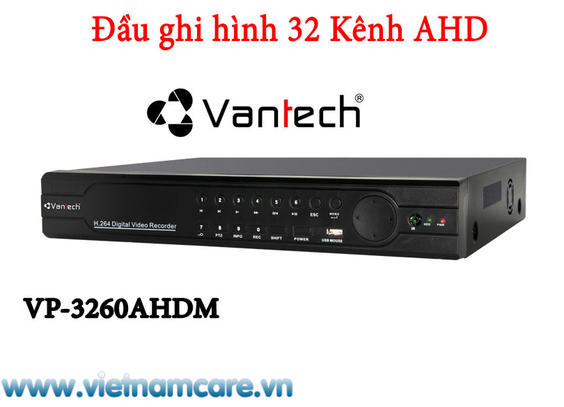 Đầu ghi hình AHD 32 kênh VANTECH VP-3260AHDM