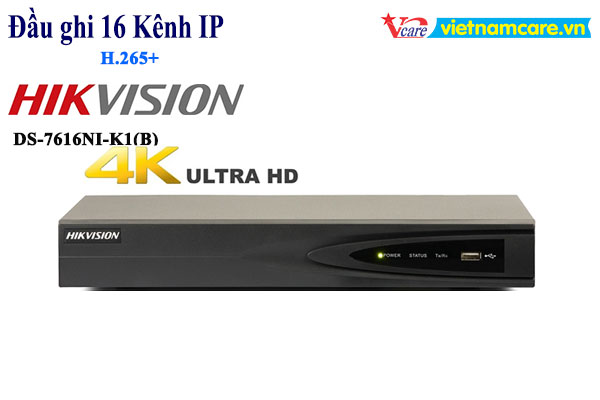 Đầu ghi hình camera IP 16 kênh HIKVISION DS-7616NI-K1(B)